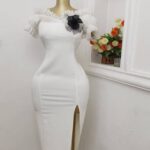 Formal pleated gown