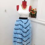 Formal pleated gown