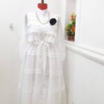 Formal pleated gown